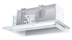 RAB MD2NTLW 2 Fixture Heads Recessed New Construction Mounting Frame and Housing, 90 CRI, Trimless Style, White Finish