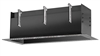 RAB MD3RTLB 3 Fixture Heads Recessed Remodeler Housing, 90 CRI, Trimless Style, Black Finish