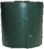 RAB MMCAP2VG Metal Mighty Post Cap fits standard 2" pipe for landscape lighting, Verde Green