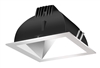 RAB NDLED6S-50Y-S-S 6" New Construction Square Trim Module, 3000K (Warm), 90 CRI, 50 Degree Beam Spread, Specular Silver Cone Silver Trim