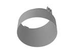 RAB NDTRIM3R40A-M-TL 3" New Construction Round Trimless Module, 40 Degree Adjustable, Matte Silver Finish