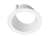 RAB NDTRIM3R40A-W 3" New Construction Round Trimmed Module, 40 Degree Adjustable, White Finish