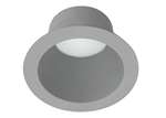 RAB NDTRIM3R80-M 3" New Construction Round Trimmed Module, 80 Degree Downlight, Matte Silver Finish