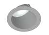 RAB NDTRIM3RW-M 3" New Construction Round Trimmed Module, Wall Washer, Matte Silver Finish