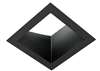 RAB NDTRIM3S20A-B 3" New Construction Square Trimmed Module, 20° Adjustable, Black Finish