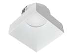 RAB NDTRIM3S50-W-TL 3" New Construction Square Trimless Module, 50° Downlight, White Finish