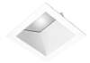 RAB NDTRIM3SW-W 3" New Construction Square Trimmed Module, Wall Washer, White Finish