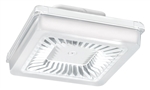 RAB PRT30W/D10 30W LED PORTO Garage Light, No Photocell, 5000K (Cool), 3455 Lumens, 74 CRI, 120V-277V, Dimmable, White Finish