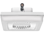 RAB PRT42NW/480/PCS4 42W LED PORTO Garage Light with 480V Swivel Photocell, 4000K (Neutral), 4382 Lumens, 73 CRI, 480V, Standard Operation, Not DLC Listed, White Finish