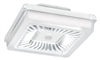 RAB PRT42W/WS 42W LED PORTO Garage Light, 5000K (Cool), 4833 Lumens, 74 CRI, 120V-277V, Multi Level Motion Sensor, White Finish