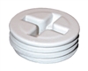 RAB R10W Plugs For Cover, 3/4" Hole Size, White