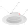 RAB R34-6B 10W 6 inch LED Retrofit Downlight, 2700K/3000K/3500K/4000K/5000K, 900 Lumens, Baffle, White Finish