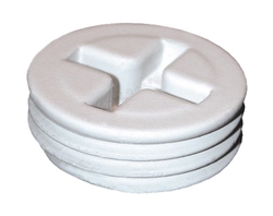 RAB R9W Plugs For Cover, 1/2" Hole Size, White