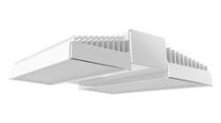 RAB RAIL90N/LCS 90W Rail LED High Bay with Lightcloud Control System, 4000K (Neutral), 12185 Lumens, 95 CRI, 120-277V, Dimmable, White Finish