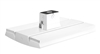 RAB RAILP150W/480 150W Rail LED High Bay, Pendant or Surface Mount, No Photocell, 5000K (Cool), 18127 Lumens, 74 CRI, 480V, Standard Operation, Not DLC Listed, White Finish