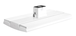 RAB RAILP185NW/D10/WS4 185W Rail LED High Bay with Multi-Level Motion Sensor, Pendant or Surface Mount, 4000K (Neutral), 19865 Lumens, 85 CRI, 120-277V, Dimmable, DLC Listed, White Finish