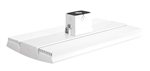 RAB RAILP185YNW/D10/WS4 185W Rail LED High Bay with Multi-Level Motion Sensor, Pendant or Surface Mount, 3500K, 20272 Lumens, 82 CRI, 120-277V, Dimmable, DLC Listed, White Finish