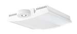 RAB RAILP95W/D10/LCS 95W Rail LED High Bay with Lightcloud Control System, No Photocell, 5000K (Cool), 12645 Lumens, 78 CRI, 120-277V, Pendant or Surface Mount, Dimmable, White Finish