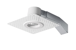 RAB RDLED2R8-WY-TLW 2" Round Remodeler LED, 9W, 3000K, 582 Lumens, 83 CRI, Wall Washer, Trimless Look, TRIAC Compatible, White Trim