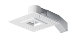 RAB RDLED2S8-WY-TLW 2" Square Remodeler LED, 9W, 3000K, 560 Lumens, 83 CRI, Wall Washer, Trimless Look, TRIAC Compatible, White Trim