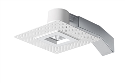 RAB RDLED2S8-WYY-TLW 2" Square Remodeler LED, 9W, 2700K, 539 Lumens, 82 CRI, Wall Washer, Trimless Look, TRIAC Compatible, White Trim