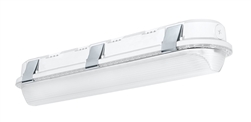 RAB SHARK2-18NW/D10 18W 4 foot SHARK Linear LED Washdown, No Photocell, 4000K (Neutral), 2179 Lumens, 73 CRI, 120-277V, Dimmable, White Finish