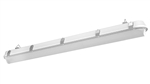 RAB SHARK4 50/40/30W 4 foot SHARK Linear LED Washdown, 3500K/4000K/5000K, 4489-7323 Lumens, 84 CRI, 120-277V, Dimmable, White Finish