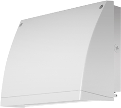 RAB SLIMFC57YW/PCS2 Slim Full Cutoff Wallpack 57W LED Lamp, 3000K Warm White White Finish with 277V Swivel Photocell