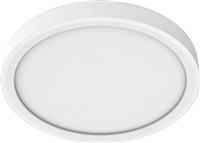 RAB SM5.5R10830120W 10W 5.5' LED Edge-Lit Surface Mount Light, 600 Lumens, 80 CRI, 3000K Color Temperature, 120V, White