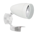 RAB STL2HBLED13NW 13W LED Floodlight with Sensor, With Photocell, 4000K (Neutral), 724 CRI, 120-277V, White Finish