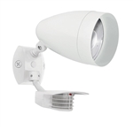 RAB STL2HBLED13YW 13W LED Floodlight with Sensor, With Photocell, 3000K (Warm), 662 CRI, 120-277V, White Finish