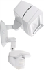 RAB STL3FFLED18NW LED LFLOOD 18W with STL360, 4000K Color Temperature, White Finish