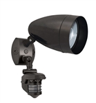 RAB STL3HBLED10Y 10W LED Floodlight with Sensor, With Photocell, 3000K (Warm), 297 CRI, 120-277V, Bronze Finish