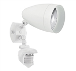 RAB STL3HBLED13NW 13W LED Floodlight with Sensor, With Photocell, 4000K (Neutral), 724 CRI, 120-277V, White Finish