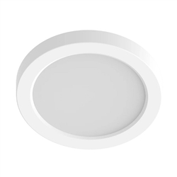 RAB SUMOFA-9R-18-9CCT-120-W LED Surface Mount Fixture Round, 2700K-5000K Color selectable, 1500 Lumens, 90 CRI, White Finish