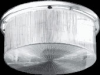 RAB VAN15I Vandalproof 15" Round Fixture 75W A-19 Type Incandescent Lamp 120V Clear Color