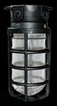 RAB VLX100DGB Vaporproof 100W Incandescent Lamp 120V Black Color - With Soda Lime Glass and Die Cast Guard