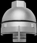 RAB VP1 Vaporproof 150W Incandescent Lamp 120V Natural Color - No Glass, No Guard