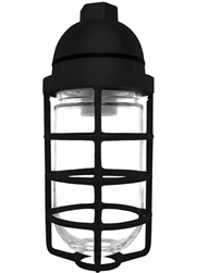 RAB VP100DGB Vaporproof 150W Incandescent Lamp 120V Black Color - With Soda Lime Glass and Die Cast Guard