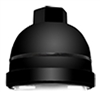 RAB VP2B-3/4 Vaporproof 200W Incandescent Lamp 120V Black Color - No Glass, No Guard