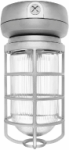 RAB VX2F32B Vaporproof 32W Compact Fluorescent Lamp 120V-277V Black Color - With Clear Prismatic Glass and Die Cast Guard