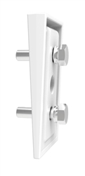 RAB WEDGERW-W Tilt Wedge for LROAD 50W, 78W, 105W, 125W, 150W Universal Adaptor Roadway in White Finish