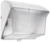 RAB WP1F42W/PC Wallpack Lexan Lens 42W Compact Fluorescent (CFL) Lamp 120V-277V White Color with Photocontrol