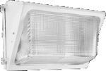 RAB WP2F32W/PC Wallpack Glass Lens 32W Compact Fluorescent (CFL) Lamp 120V-277V White Color with Photocontrol