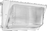 RAB WP2F42W/PC Wallpack Glass Lens 42W Compact Fluorescent (CFL) Lamp 120V-277V White Color with Photocontrol