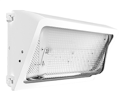 RAB WP2LED34L-730WH/LC 23W WP2LED Wallpack, 3400 Lumens, 70 CRI, 0-10V Dimming 480V, Lightcloud Control, White