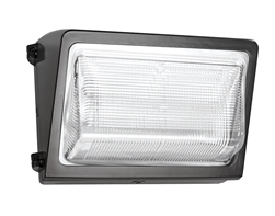 RAB WP2LED37Y/480 LED 37W WP2 Wallpack, No Photocell, 3000K (Warm), 4105 Lumens, 81 CRI, 480V, Not DLC Listed, Bronze Finish