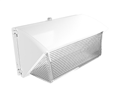 RAB WP3LED150L-730WH/PCS4 100W WP3LED Wallpack, 15000 Lumens, 70 CRI, 0-10V Dimming 480V, Swivell Photocell, White