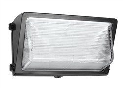 RAB WP3LED55 LED 55W WP3 Wallpack, No Photocell, 5000K (Cool), 6645 Lumens, 81 CRI, 120V-277V, DLC Listed, Bronze Finish