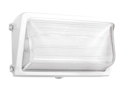 RAB WP3LED55W/480 LED 55W WP3 Wallpack, No Photocell, 5000K (Cool), 6645 Lumens, 81 CRI, 480V, Not DLC Listed, White Finish